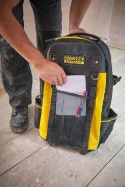 STANLEY - Sac à Dos Porte-Outils Avec Roulettes Et Poignée Télescopique 27 STANLEY - Sac à Dos Porte-Outils Avec Roulettes Et Poignée Télescopique -Outil Boutique 1 79 215 Stanley fatmax sac de chantier