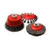 Leman - Lot De 3 Brosses Conique / Cuvette En Fil Acier Ondulé Torsadé -Outil Boutique 52303 lot 3 brosses conique cuvette fil acier ondule tor