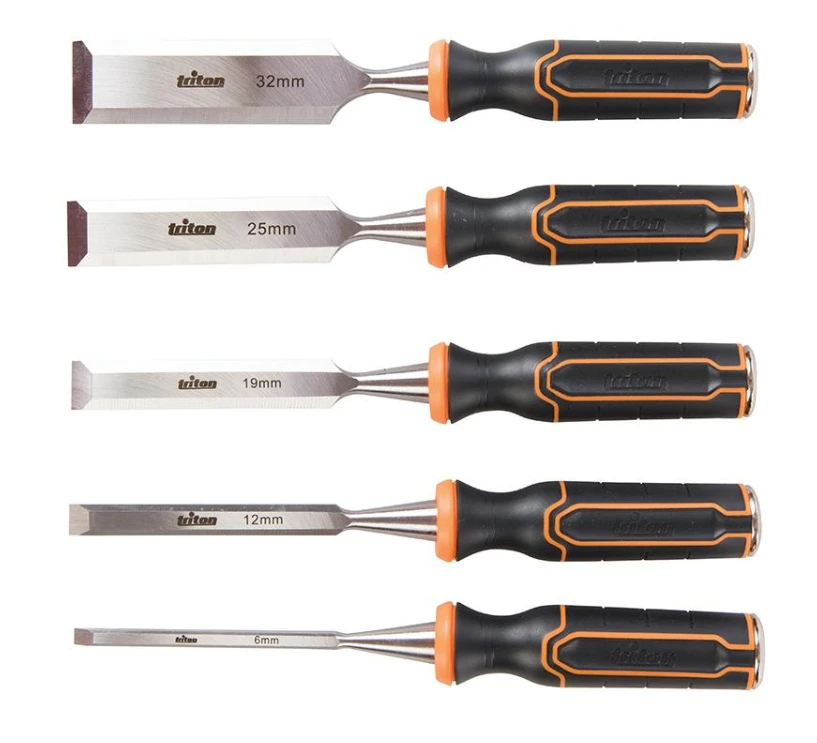 TRITON - TWCS5 Ciseaux à Bois, 5 Pcs - 6/13/19/25/32mm