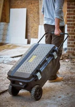 STANLEY - Coffre De Chantier Pro Etanche Fatmax - Dimensions 910 X 516 X 431 Mm -Outil Boutique Coffre de Chantier Pro Etanche Fatmax a roulettes Stanle