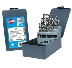 LEMAN - Coffret 25 Forets HSS Métal