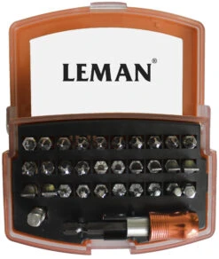 LEMAN - Coffret Embouts De Vissage - 32 Pièces