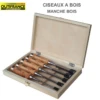 OUTIFRANCE - Coffret De 5 Ciseaux à Bois Qualité Professionnelle 8 / 10 / 12 / 15 / 20 Mm 2 OUTIFRANCE - Coffret De 5 Ciseaux à Bois Qualité Professionnelle 8 / 10 / 12 / 15 / 20 Mm -Outil Boutique Coffret bois de 5 ciseaux a bois 1