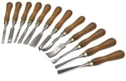 Devant 5 Devant -Outil Boutique En promo Faithfull 12 outils de sculpteur avec un coffre