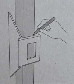 SHINWA - Equerre Japonaise Trapézoïdale Pour Carrelets, Plinthes Et Montants - 200 X 63 Mm -Outil Boutique Equerre japonaise Trapezoidale Shinwa pour montants en b