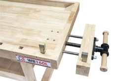 HOLZMANN - WB160L - Établi En Bois Massif De 1600 Mm De Longueur / Charge Max. 150 Kg -Outil Boutique HOLZMANN WB160L etabli en bois massif de 1600 mm de 2