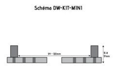 HOLZPROFI - DW-KIT-MINI Coffret Mandrin 4 Mors ø 70 Mm + Bague 1" X 8 TPI à M33 X 3,5 Mm -Outil Boutique HOLZPROFI Coffret mandrin o70mm DW KIT MINI 3