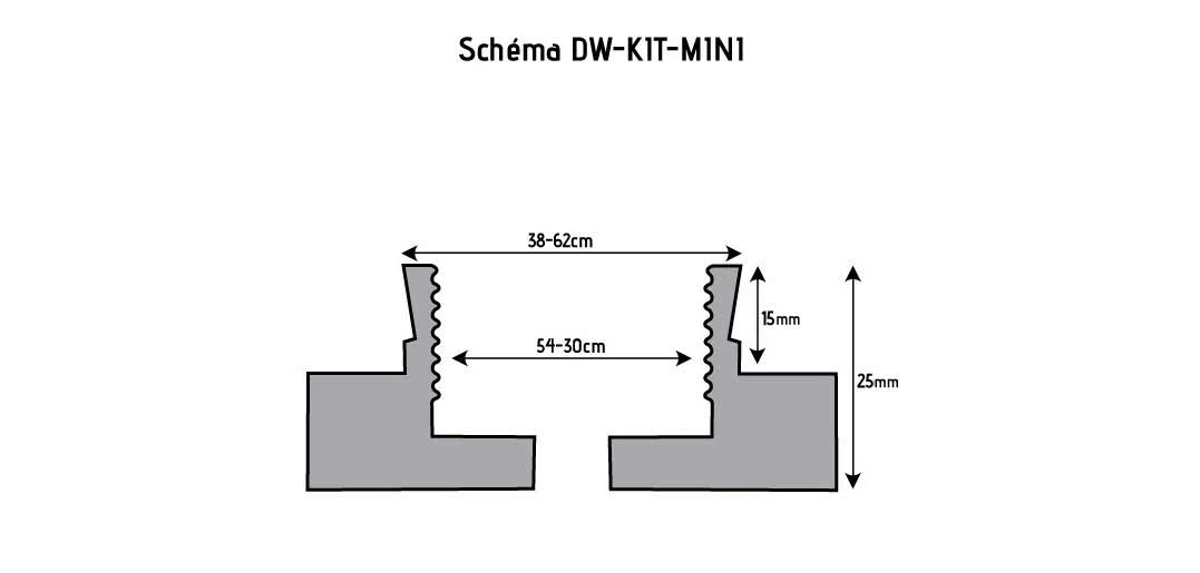 HOLZPROFI - DW-MAN-MINI - Mandrin 4 Mors Ø70 Mm Avec Queue De Cochon 4 HOLZPROFI - DW-MAN-MINI - Mandrin 4 Mors Ø70 Mm Avec Queue De Cochon – Image 2