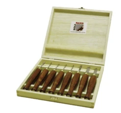 HOLZMANN - HM8TLG Coffret De 8 Outils De Tournage Acier HSS -Outil Boutique Holzmann Coffret de 8 outils de tournage pro acier HSS H 1