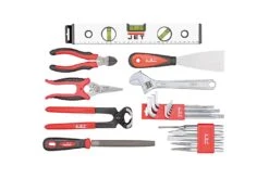 JET - Y-118WB - Coffret De 118 Outils Spéciaux Pour Le Bois-Menuiserie (Rabot, Clés, Mèches, Scie, équerre, Niveau, Pinces Etc.) -Outil Boutique JET Y 118W Coffret de 118 Outils Speciaux pour le Bois Y 1