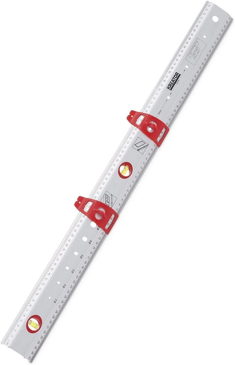 KREATOR - Règle-Niveau De Traçage 750 Mm à Bulle - Aluminium - Multifonctions 3 KREATOR - Règle-Niveau De Traçage 750 Mm à Bulle - Aluminium - Multifonctions