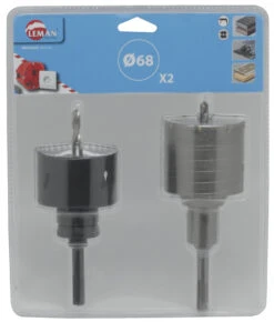 LEMAN - Lot De 2 Trépans SDS+ Dia 68 "pour Boitier électrique"