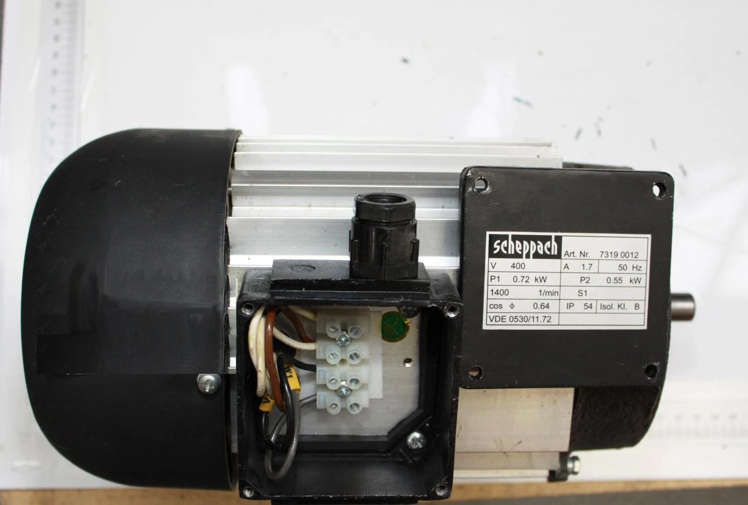 SCHEPPACH - Moteur électrique 400 V Pour Scies à Ruban Kity 613, 673 Et Scheppach BASA3, Basato 3 3 SCHEPPACH - Moteur électrique 400 V Pour Scies à Ruban Kity 613, 673 Et Scheppach BASA3, Basato 3