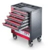 JET - TT-412 - Servante D'Atelier Mobile Avec 412 Outils - 780 X 455 X 985 Mm -Outil Boutique TT 412 servante atelier JET
