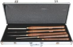 LEMAN - Coffret De 5 Outils De Tournage En Acier HSS