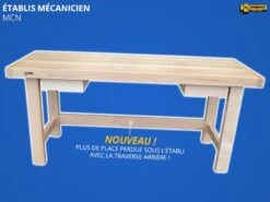 ÉTABLIS FRANÇOIS - MCN Etabli Mécanicien De Qualité Professionnelle Avec Largeur Plateau 700 Mm Et 2 Tiroirs -Outil Boutique eTABLIS FRANcOIS MCN Etabli mecanicien de qualite profes 2